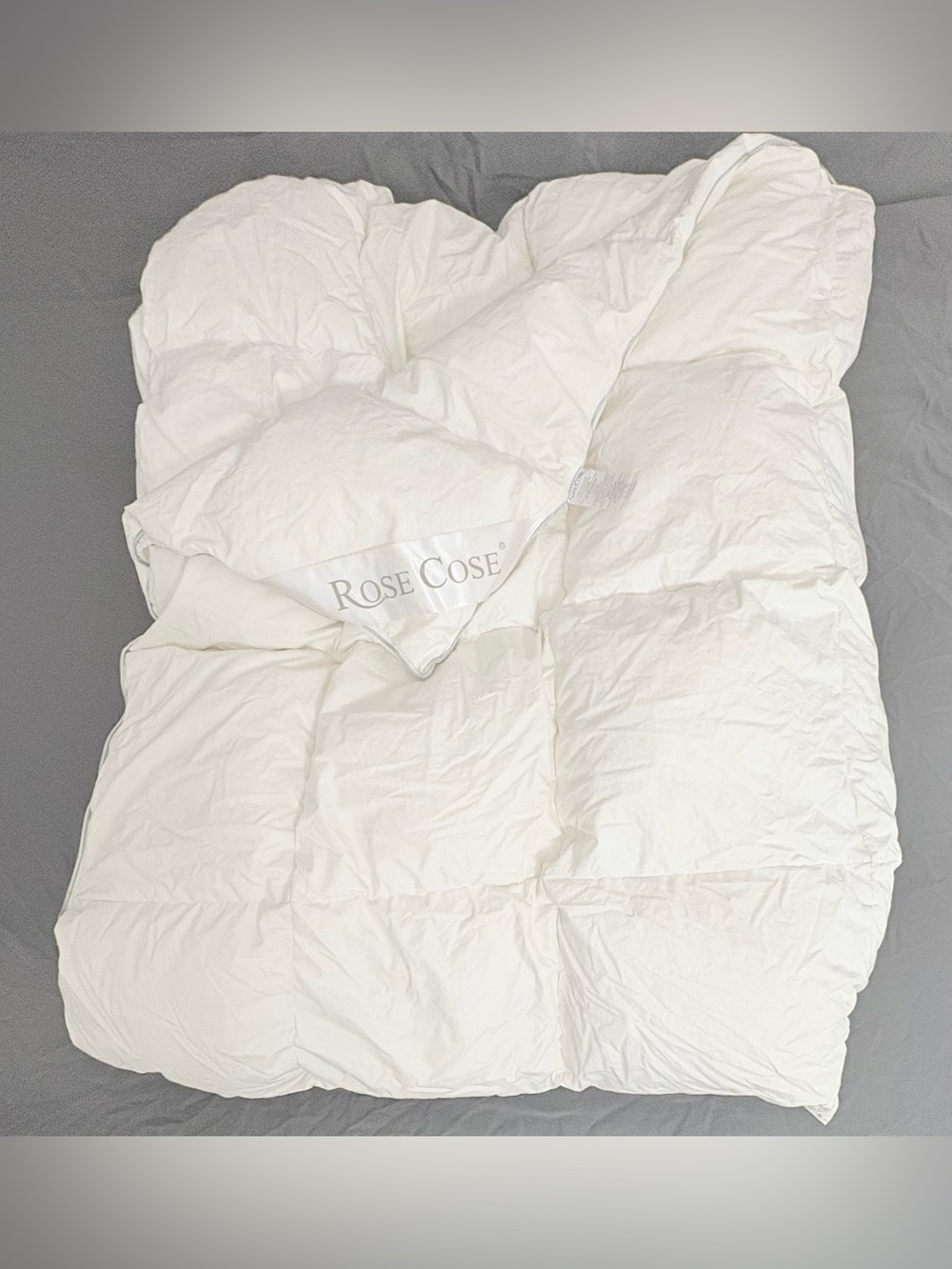 Queen Luxury 100% White Goose Down Comforter Soft Fluffy All Season White